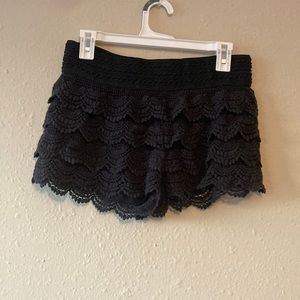 American Rag Black Lace Shorts